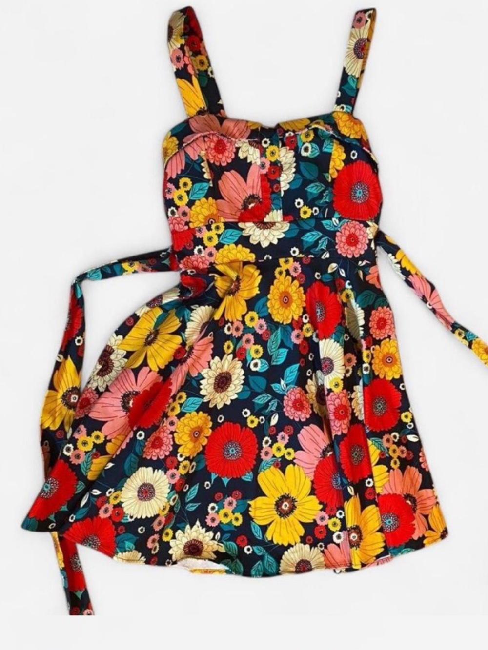 Colorful Floral summer dress